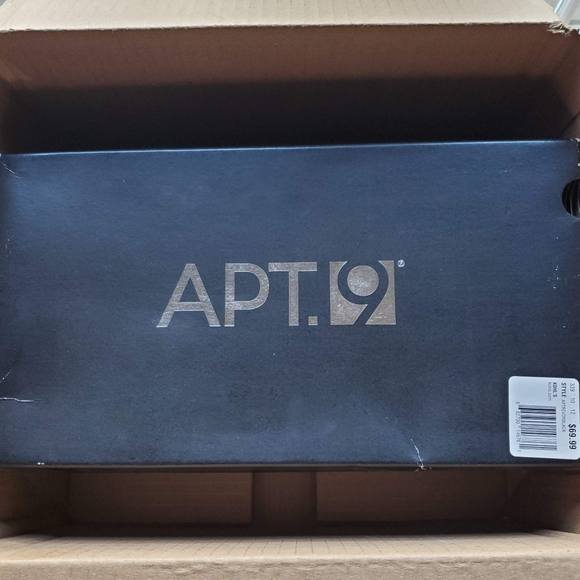 Apt. 9 Men's Dress Shoes--Size 11/Solid Black Color/Elegant/BRAND NEW IN BOX!! - Picture 7 of 8